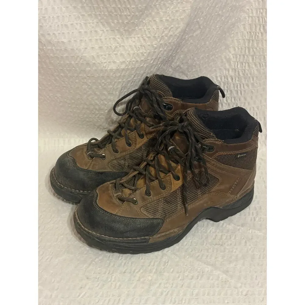 Danner Radical 452 Waterproof Gore-Tex Brown Leather Hiking Boots Men’s Size 9
